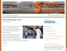 Tablet Screenshot of 5addedminutes.com